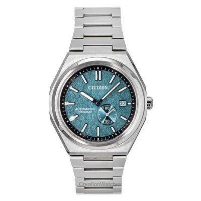 Zenshin Super Titanium Zielona Tarcza Automatyczny NJ0180-80X 100M Zegarek Męski