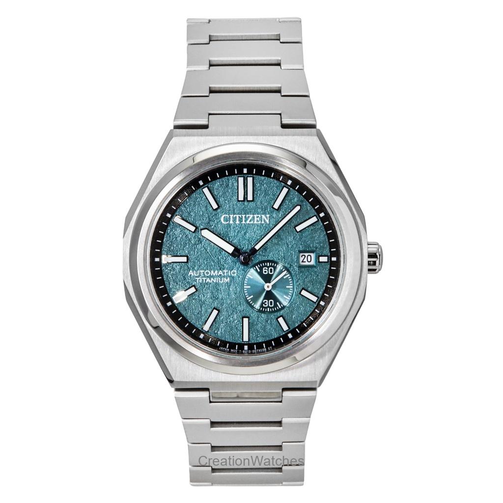 

Чоловічий годинник Citizen Zenshin Super Titanium із зеленим циферблатом, автоматичний, NJ0180-80X 100M зелений