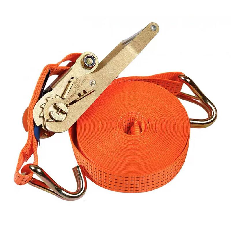 Heavy-Duty Cargo Lashing Strap with Double Hooks