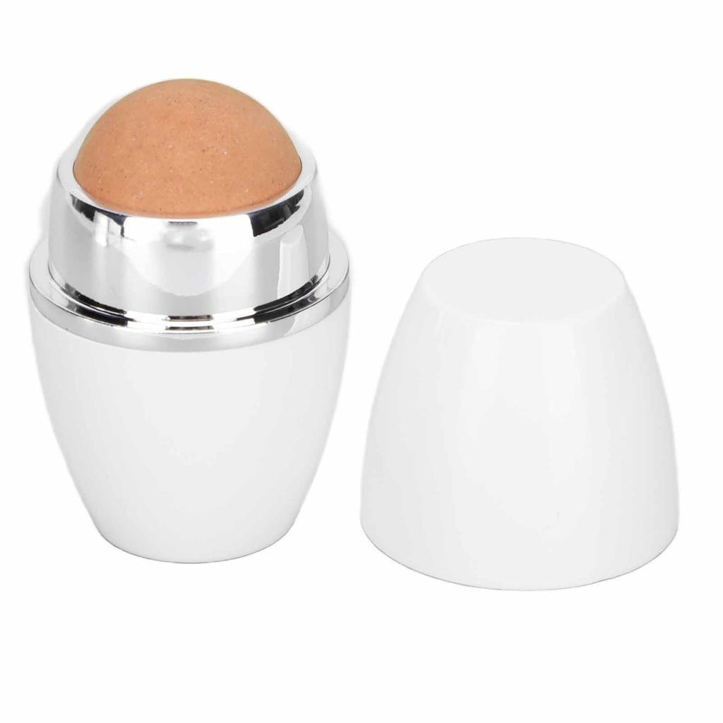 Facial Roller Promote Cell Metabolism Face Cleaning Pore Massage Ball for Skincare MakeupWhite