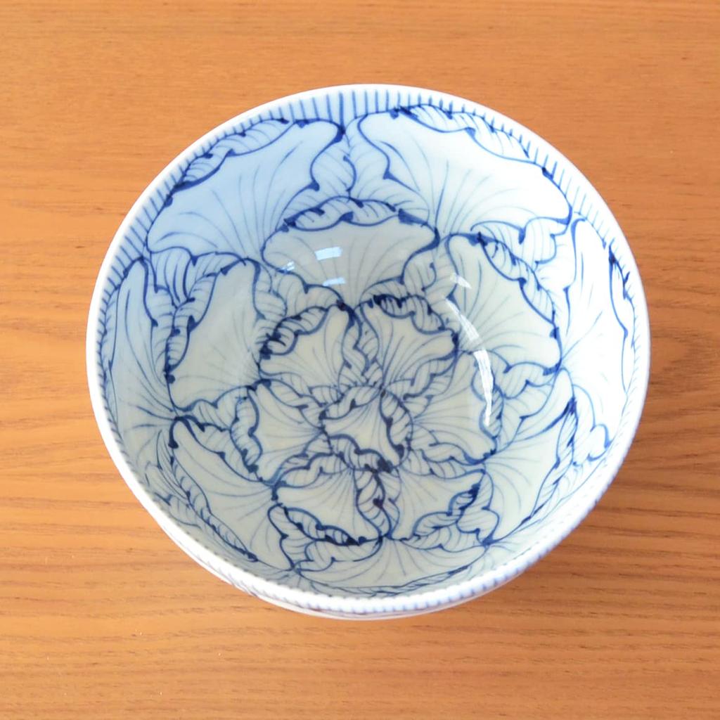 Rice Tea Large Extra Arita Petal Extra Handmade Bowl, Bowl, Rice, Size, Large, Large, Large, Stylish, Ware, Crest, Large,