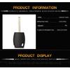 Jingyuqin 10PCS/Lot Transponder Key Shell Case Cover For Ford Fiesta Mondeo Focus C-Max S-Max Galaxy Kuga HU101 Without Chip