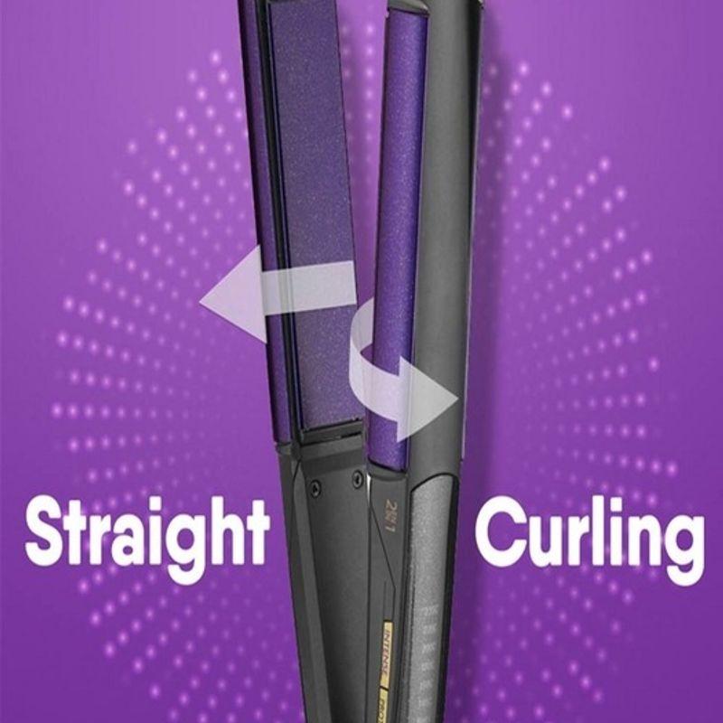 Babyliss 2-in-1 Diamond Ceramic Multi 28mm Flat Iron ST330K Straight & Wave