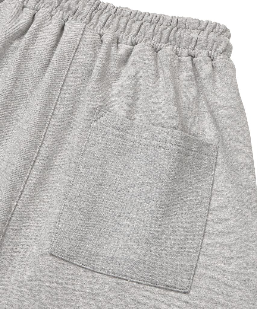 Masateu Small Pocket Bermuda Sweat Pants _ Gray