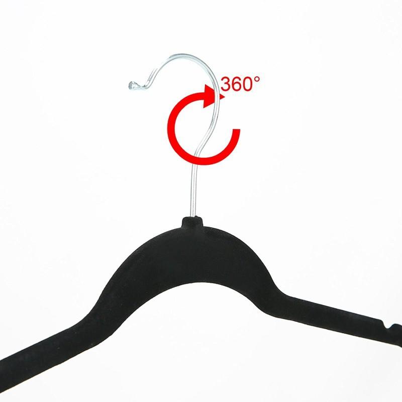 Heavy Duty Non Slip Velvet Clothing Hanger Clothes Hangers Pants Storage Hangers Clothes Storage Rack Storage Cloth Hanger