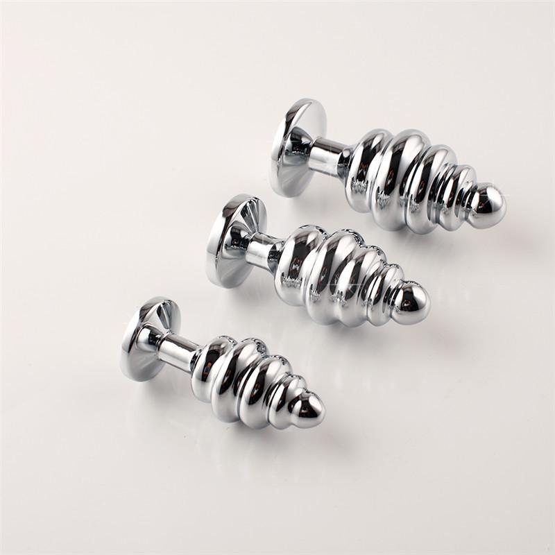 Detachable Faux Fur Tail Butt Plug with Screw-In Installation - Available In Large, Medium, Small Sizes