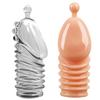 Male Reusable Penis Sleeve Dildo Extender Enlargement Condoms Cock Delay Ring
