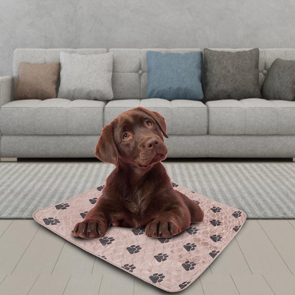 Reusable Waterproof Dog Pee Pad Bed Urine Mat for Pet Dogs Cats L