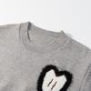 2025 Autumn European & American Style Women's Round Neck Sweater - High-End Feel Knitwear Top