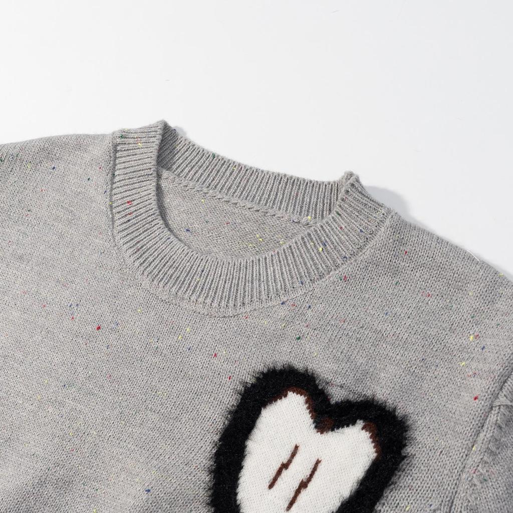 2025 Autumn European & American Style Women's Round Neck Sweater - High-End Feel Knitwear Top