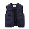 Functional Vest for Men Loose Fit Large Size Thin Workwear Multi Pocket Photography Fishing Outdoor Vest Jacket for Me