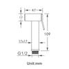 Household Brass Handheld Pressurized Bidet Spray Gun for Toilet