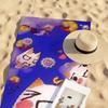 Cartoon I-Inoue Toro Kawaii Towel Sports Quick Dry Travel Camping Gear Sandproof Soft Light Large Beach Towel