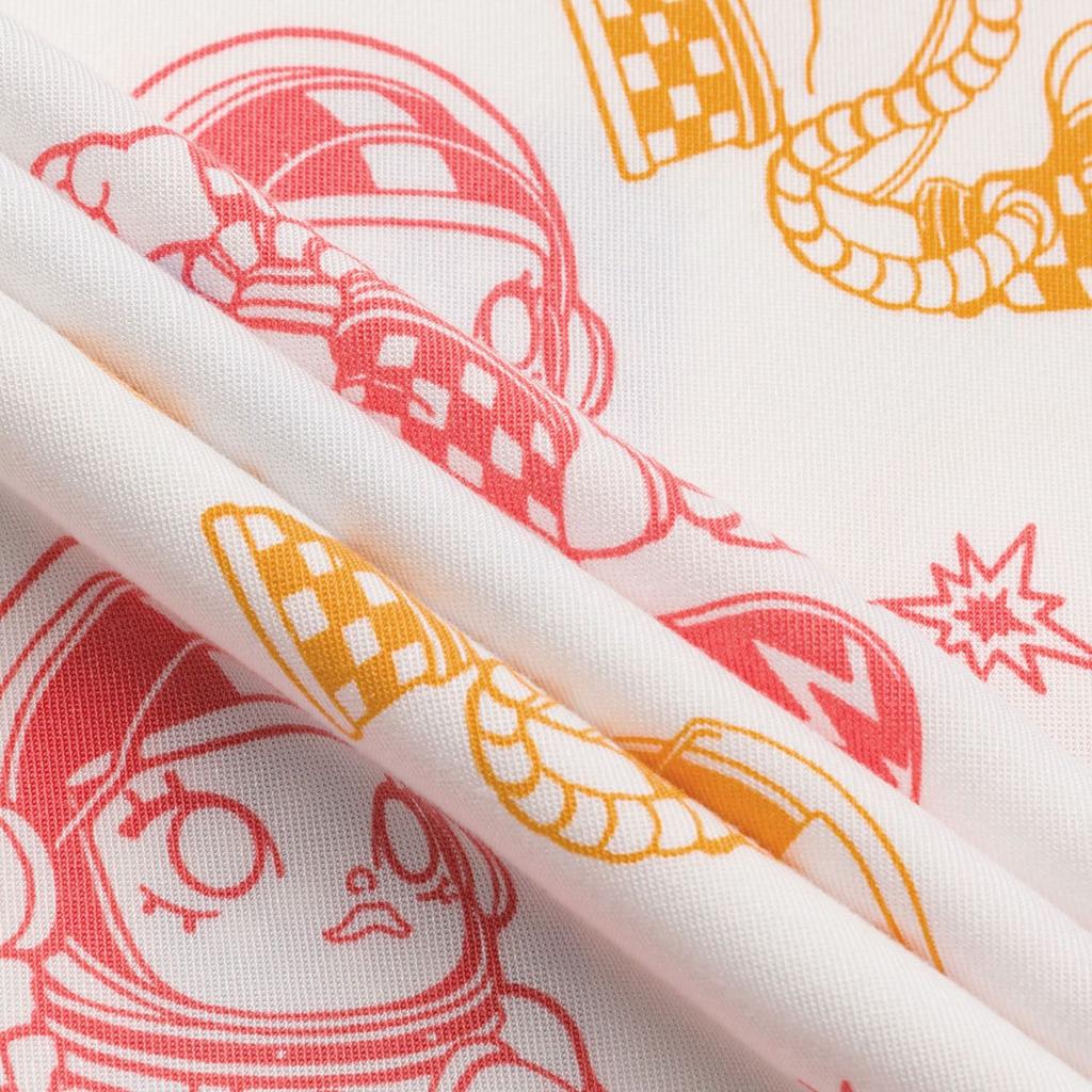 Vans X Space Molly Soft Comfortable Skin-Friendly Fashion All-Over Print Short Sleeve Shirt Women Shirts VN000RAAFGS