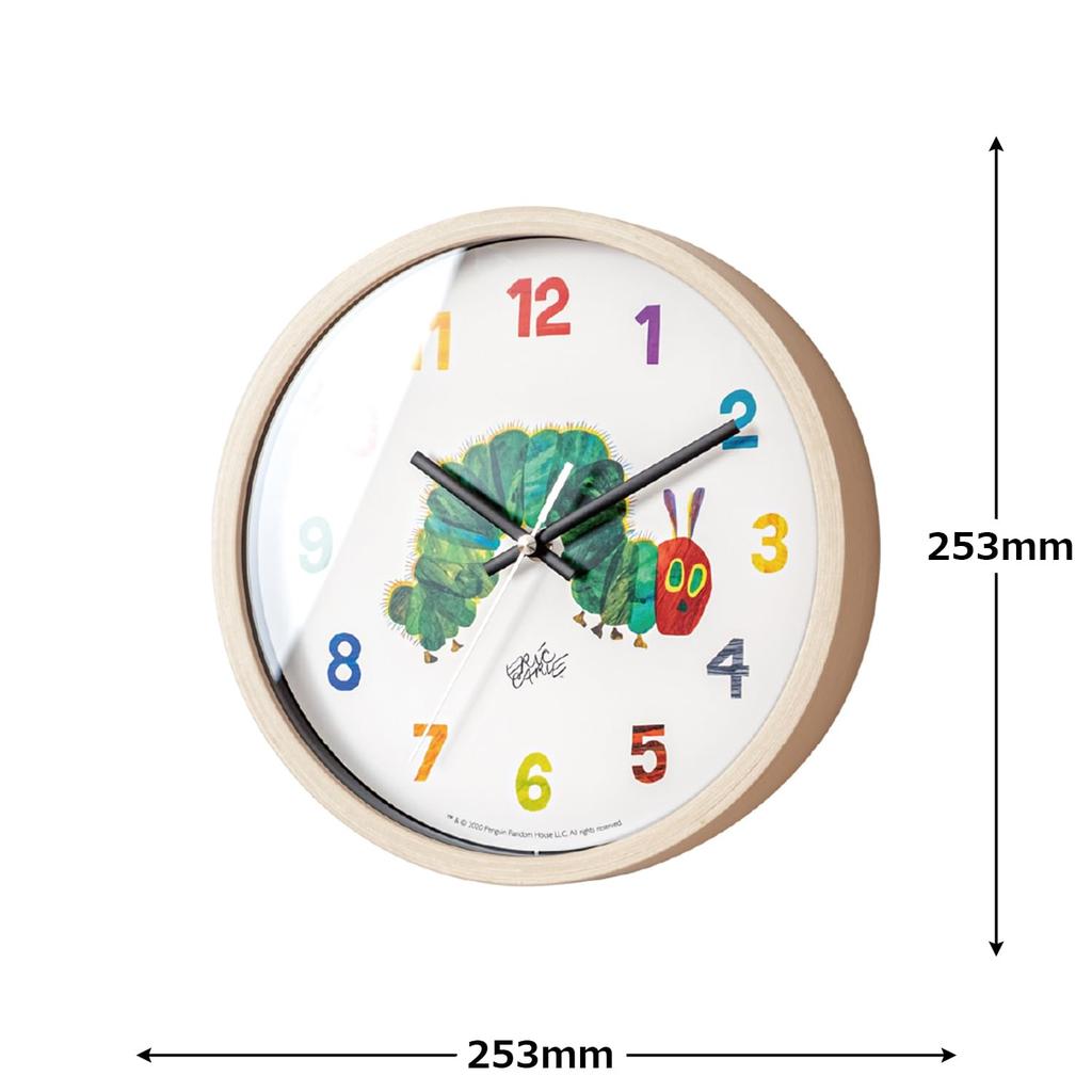 El Commune Wall Clock Eric Carle The Very Hungry Caterpillar WCL-019