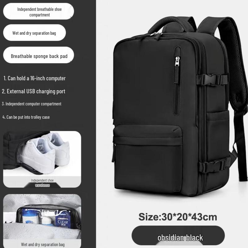 Li Shen Women's Large Capacity Travel Backpack