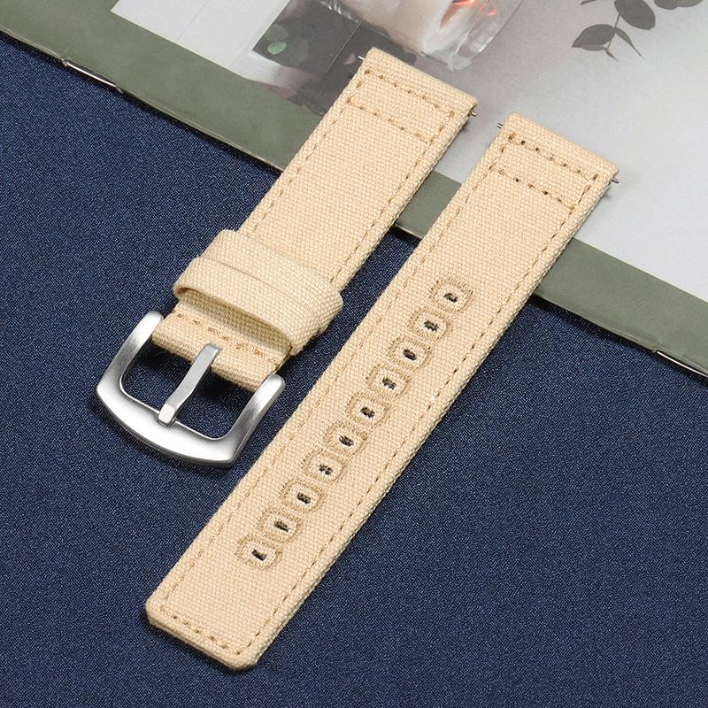 

Genuine Nylon Watch Band Premium Two Sided Strap Bracelet for Casio for Seiko for Omega Quick Release 18mm 20mm Sport Wristbelt 20mm хакі