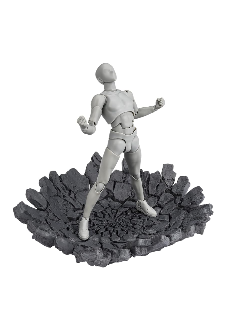 Tamashii Nations Soul Effect Impact Серый Вариант для S H Figuarts АБС Пластик Окрашенные Детали Эффектов 180мм