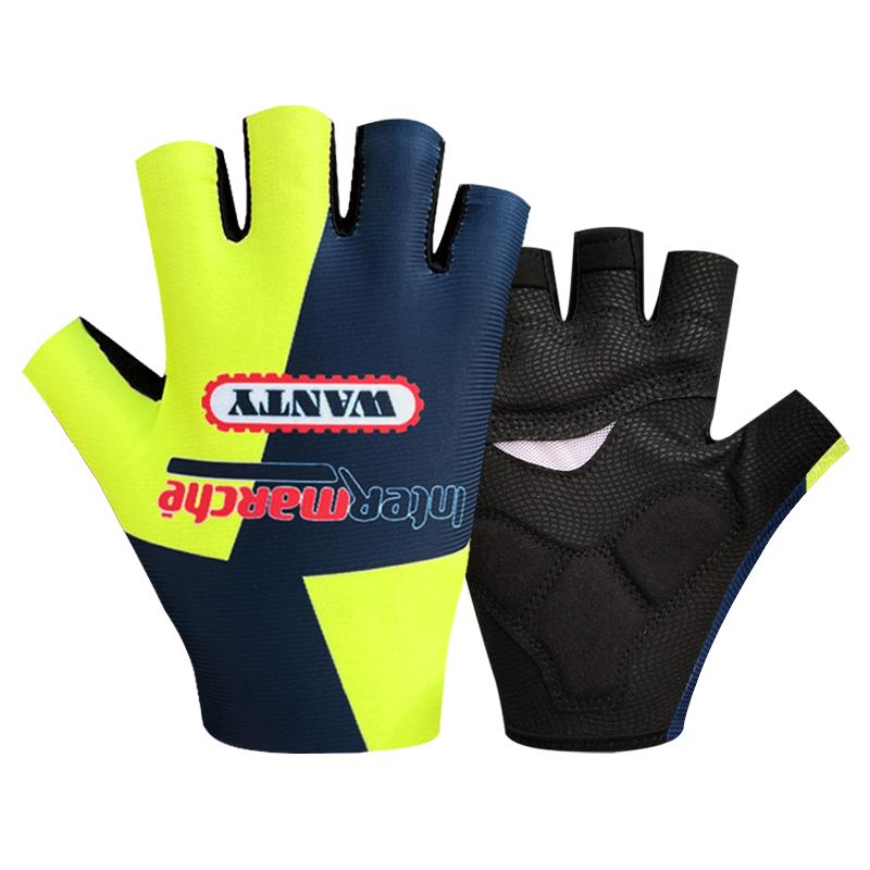 Pro Team 2026 Breathable Cycling Gloves UAE ITALY Road Bike Gloves Men Sports Half Finger Anti Slip MTB Bicycle Glove