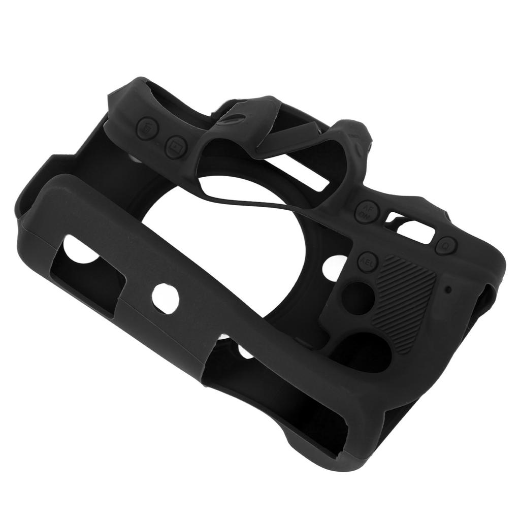 Camera Case Silicone Shockproof Anti Slip Thin Light Protective Camera Body Cover for Fujifilm XT4 Black