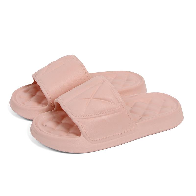 Slippers women wear outside summer home thick-soled hotel indoor bathroom non-slip bath sandals men