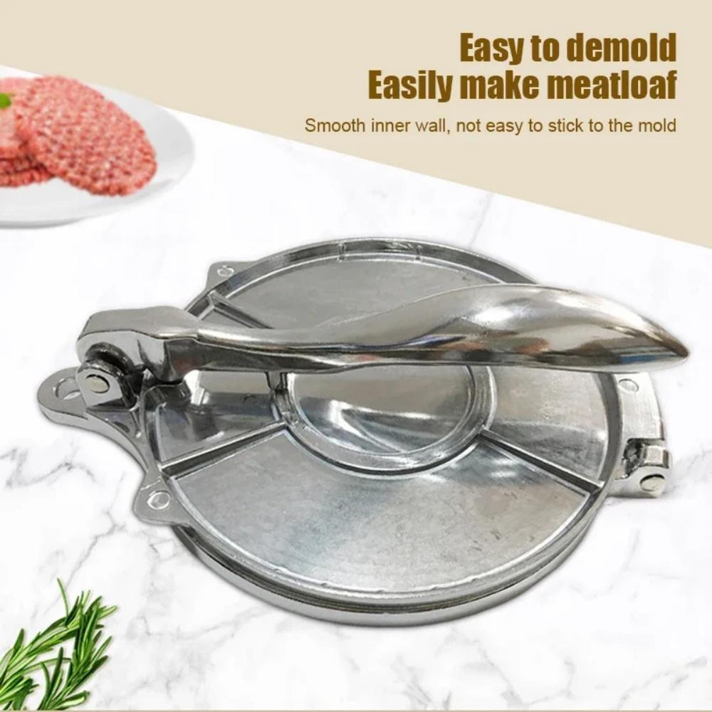 16/20cm DIY Manual Corn Tortillas Pressing Tools Aluminium Alloy Tortilla Cake Press Molds  Kitchen Bakeware Cooking Accessories