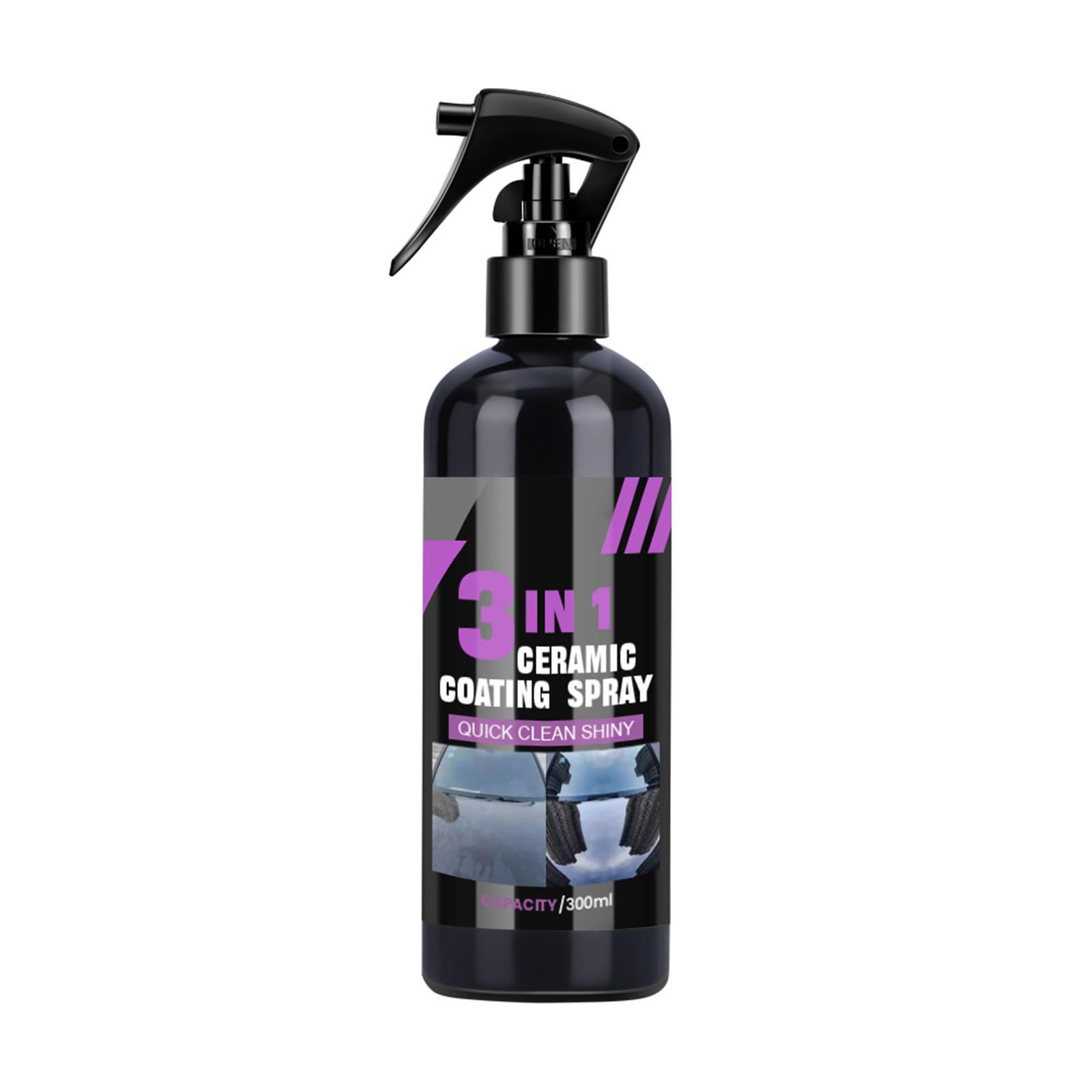 

Автомобильный нанокерамический воск-спрей для быстрой покраски три в одном, кристальное покрытие, средство для покрытия 30/100/300 мл One Size