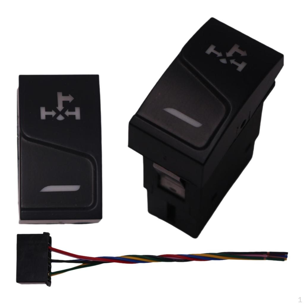 Vehicle dashboard toggle control, compatible with JH6 J6P, illuminated power on/deactivate function