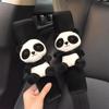 New Cartoon Animal Car Seat Belt Shoulder Pad Cover Cute Panda Doll Decoration Cover Soft Car Accessories Interior Woman Kids