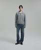 NONBLANK Mohair Crop Collar Knit_Melange Grey
