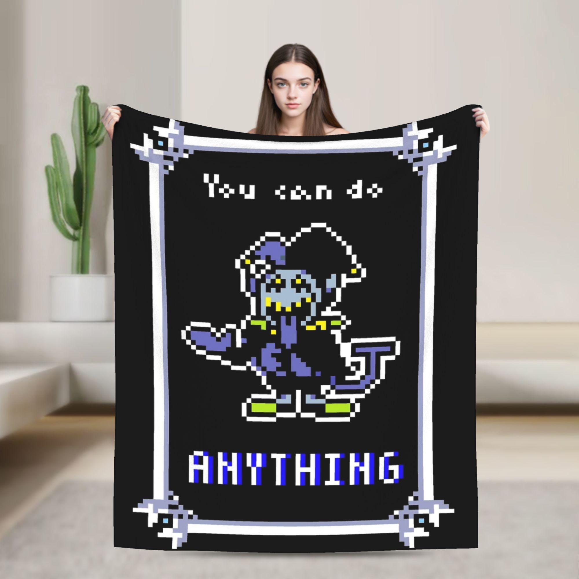 

Delta Rune Kris Deltarune Blankets Wool Novelty Soft Throw Blankets for Bed Sofa Summer 75x90cm