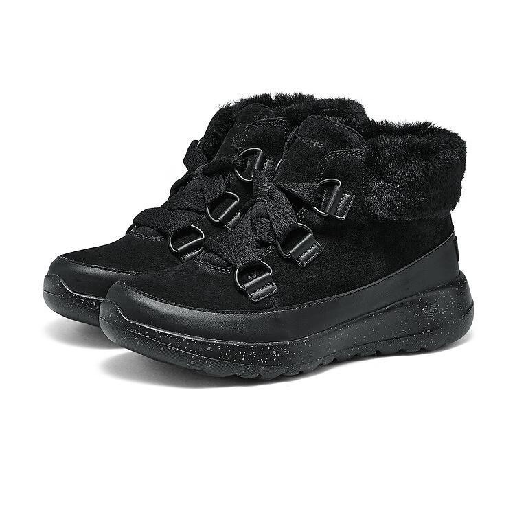 Skechers On-The-Go Joy Comfortable Short Snow Boots Women boots Black 144335-BBK