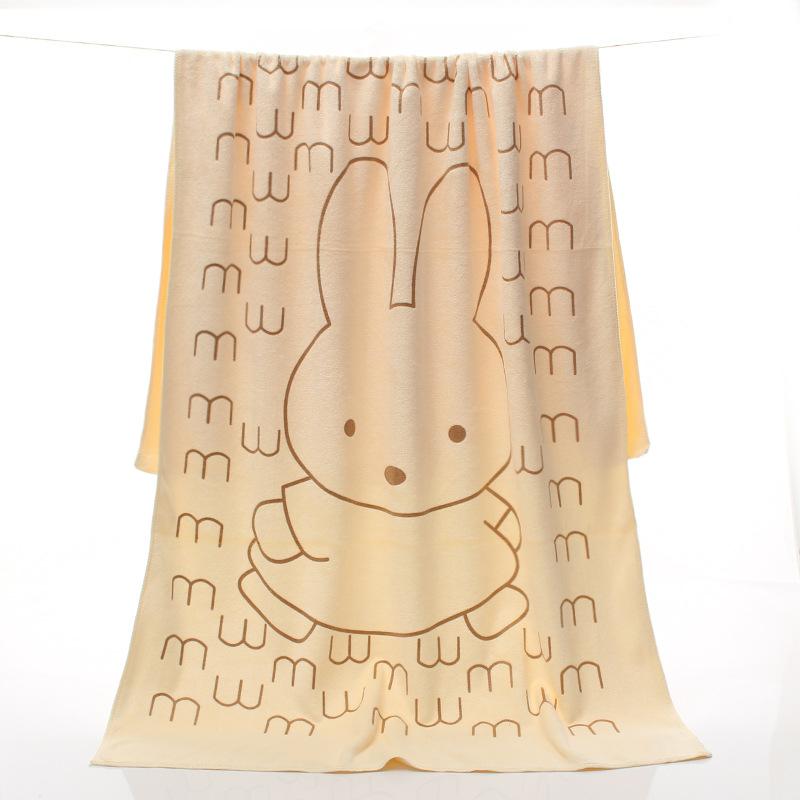 Verdicktes Wasserabsorbierendes Schnelltrocknendes Erwachsenen-Badetuch mit Cartoon-Druck