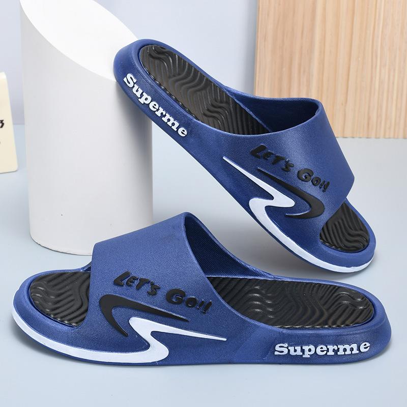 2025 New Bathroom Slippers Men's Summer Sports Indoor Home Sandals Women's Wear-resistant and Cool Slippers