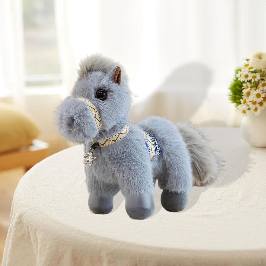Horse Cuddly Toy Rag Doll Collectible Made of Durable . A Special Keepsake for Children's Rooms,