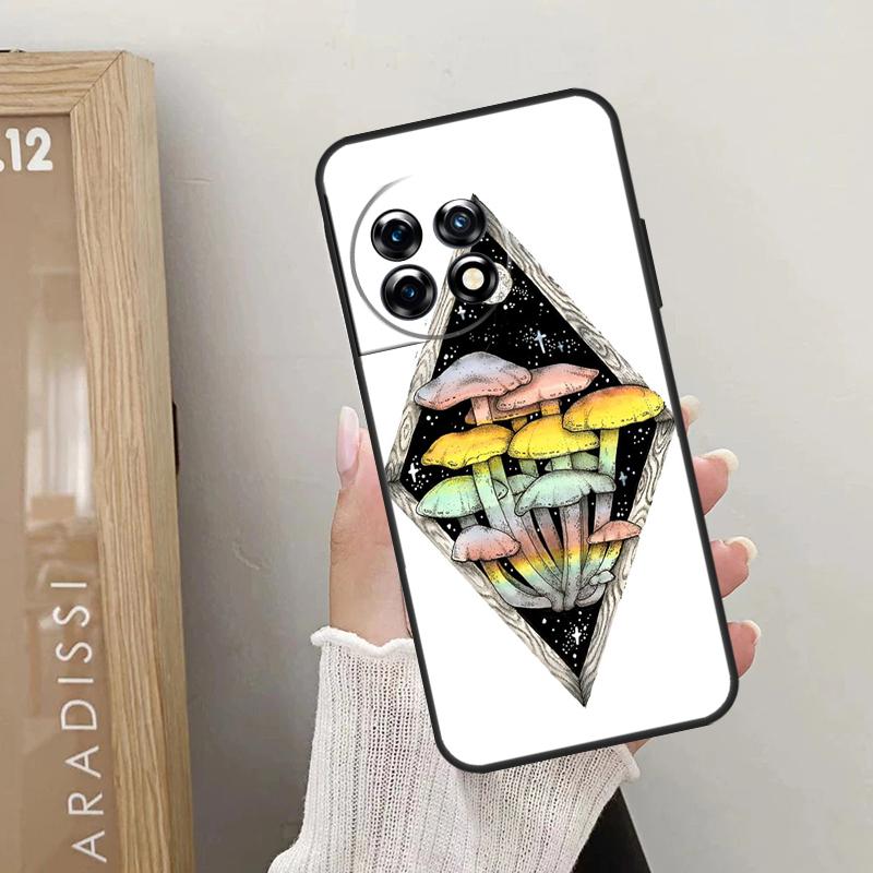 Psychedelic Mushrooms Florals Case For OnePlus Nord CE 4 3 2 Lite 2T N10 N20 N30 OnePlus 12 11 9 10 Pro 8T 10T 12R Cover