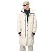 Jin Yujie Unisex Kapuzen-Langmantel Daunenjacke