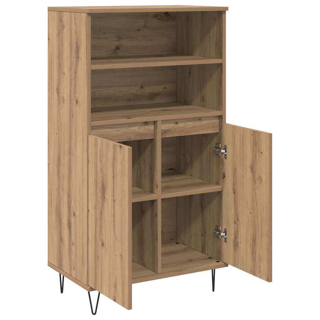 Highboard Brown 60 x 36 x 110 cm Particleboard