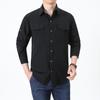 Camisetas de Manga Larga de Secado Rápido Malla Transpirable Camisetas de Pesca para Hombre Senderismo Trabajo Camisas Cargo Talla Grande