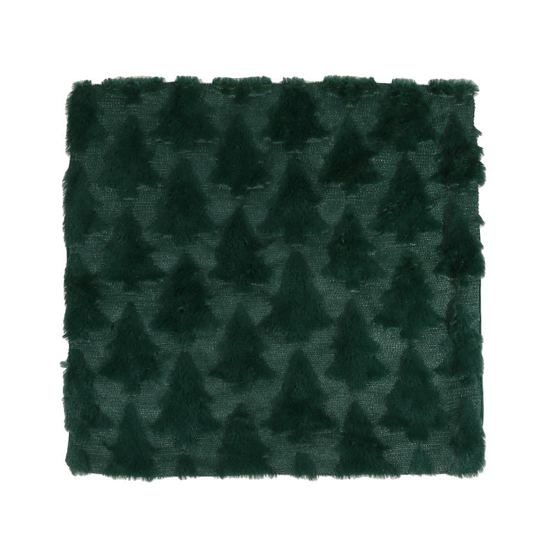 Christmas Tree Pillow Cover Christmas Plush Festive Home Decoration Sofa Cushion Pillowcase