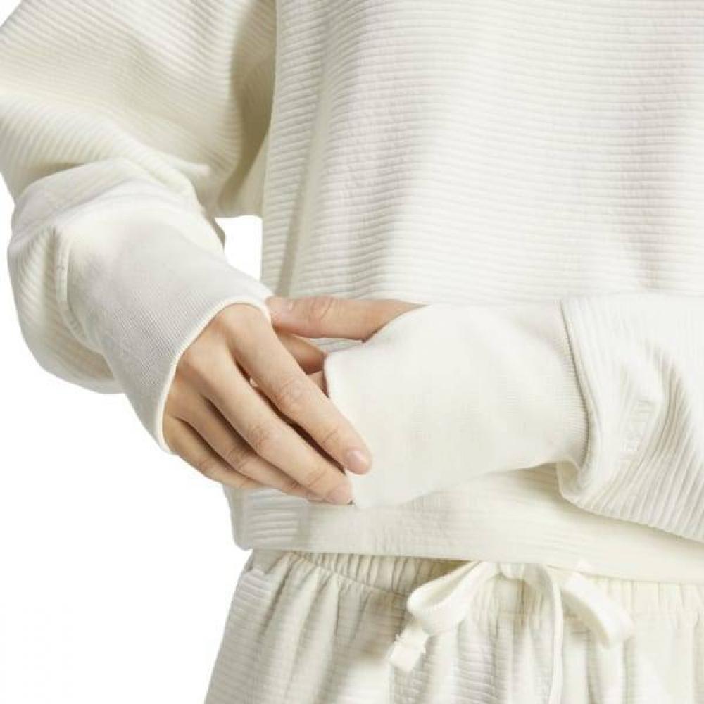 AdidaS Women S Spring AuTumn Daily T ShirT Iy6828 All Szn Rib V Neck SweaTShirT