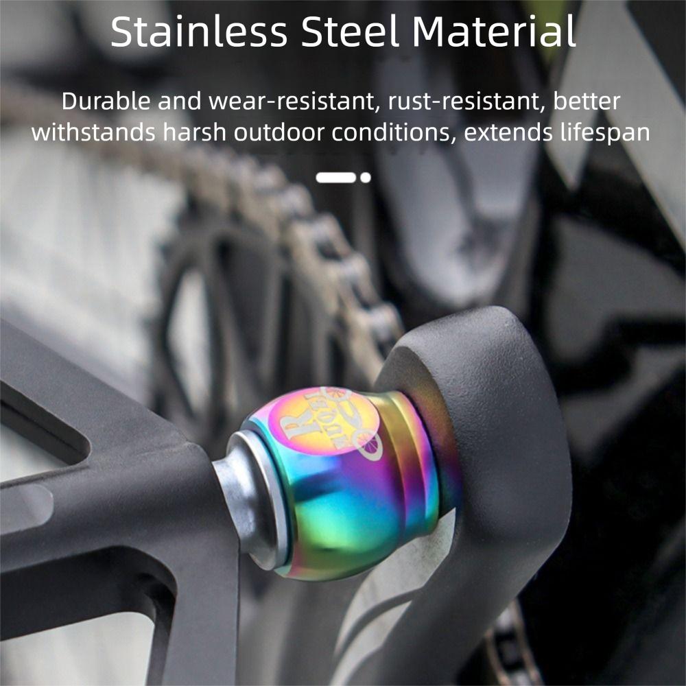 1 Pair Thicken Bike Pedal Axle Extenders 20MM Bike Pedals Adapters Bolt Folding Bicycle