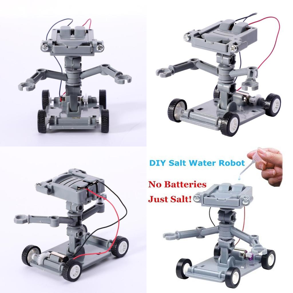 Salt Water Powered Car Science Toy With Assembly For Kids Educational Fun
