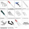 25Pcs Guitar Repair Tool Set DIY Files String Cutter Fingerboard Protector with Storage Bag