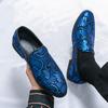 Fashion New Men's National Pattern Slip On Flats Shoes Designer Male Wedding Dress Homecoming Footwear Zapatos Hombre