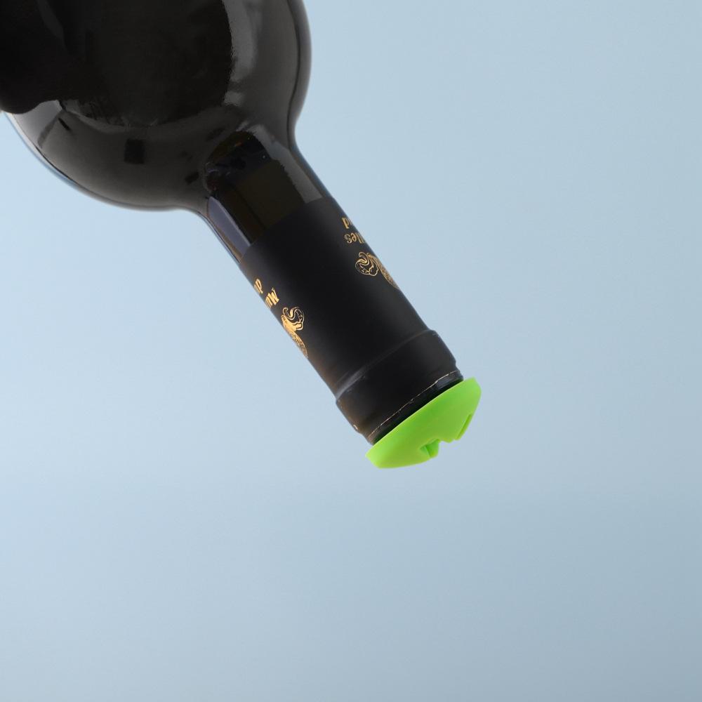 Customizable Food-Grade Silicone Wine Bottle Cap – Fresh-Keeping, Colorful Household Stopper