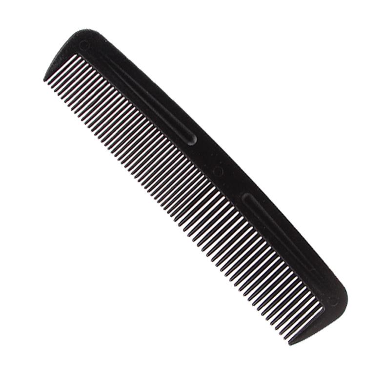 Toni&Guy Black Hair Cutting Comb Set - 4 Piece Straight Hair Plastic Combs