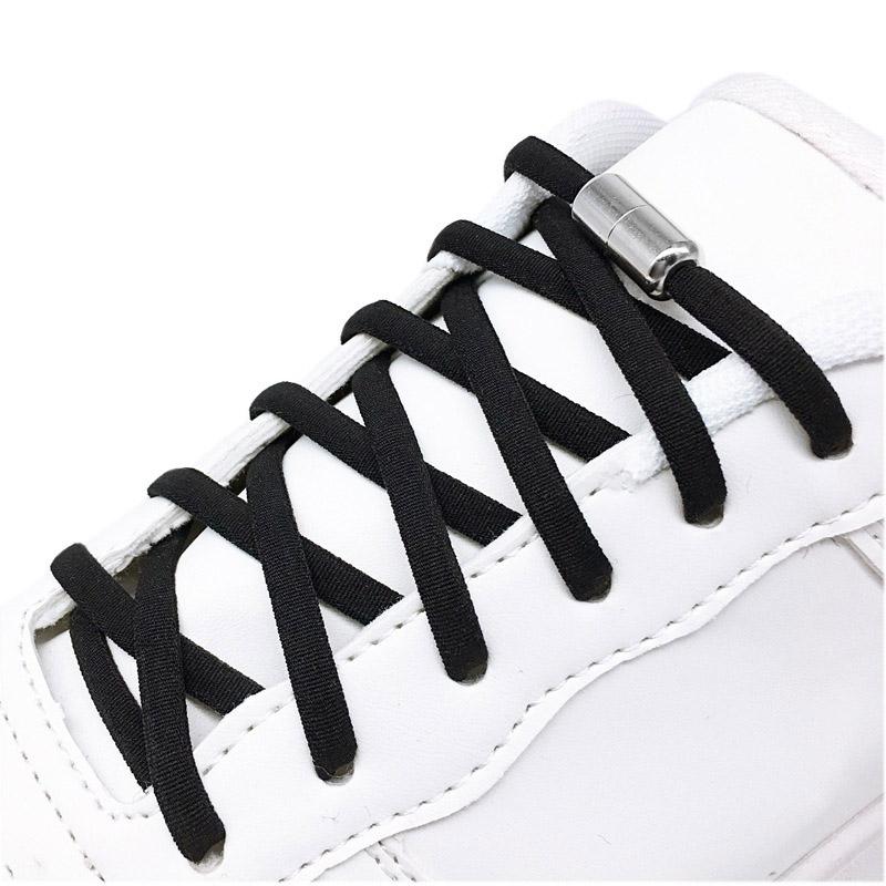 Kids Adult Elastic Popular No Tie Unisex 1Pair Capsule Buckle Shoelace Flat Sneakers Creative New High Quanlity Locking