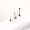 10PCS G23 Titanium Labret 16G 18G 4/14mm Rod Internal Thread Plug Septum Ear Lips Nose Piercing Tragus Body Jewelry Accessories