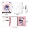 Watercolor Coloring Books Tri-Fold Art Built-In Palettes DIY Watercolor Journal Foldable Painting Pad Self-Contained Pigments
